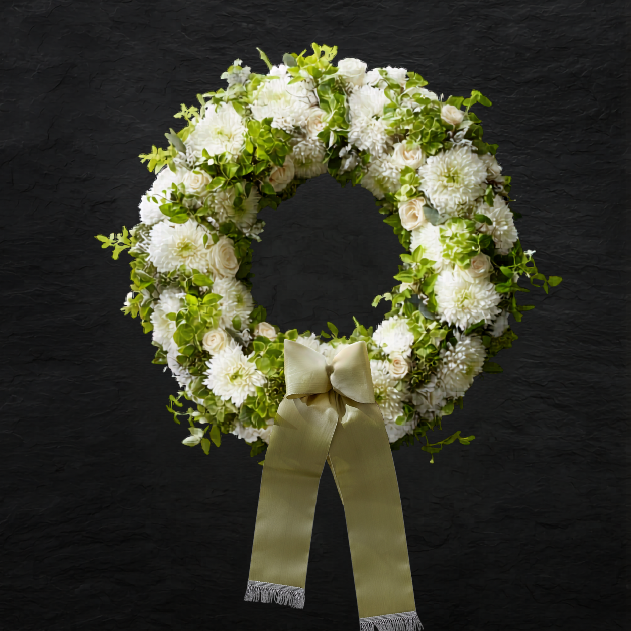 Bild.1: Weiss & Grün ist Zeitlos und wirkt immer sehr Edel. Auch andere Uni Farben in Kombination mit schönem Grün sind immer eine stilvolle Wahl. z. B. Rosa & Grün oder Gelb & Grün etc.